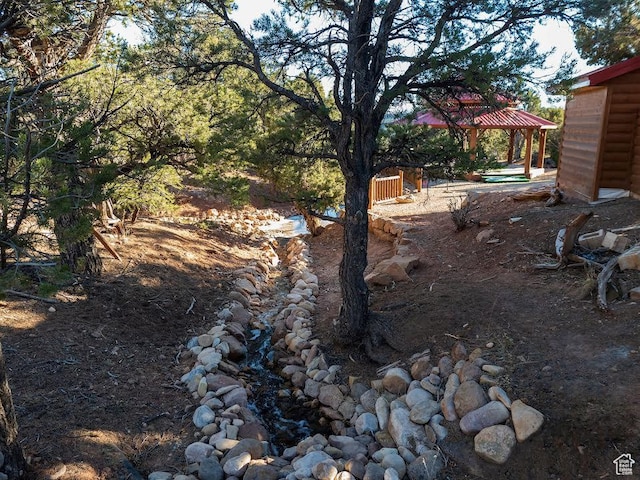 45450 W Cedar Rock Rd, Fruitland, UT 84027 - view of yard featuring a gazebo