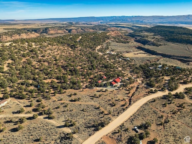 45450 W Cedar Rock Rd, Fruitland, UT 84027 - birds eye view of property with a mountain view