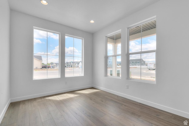1972 S 2475 W, West Haven, UT 84401 - empty room featuring baseboards, wood-type flooring, and recessed lighting