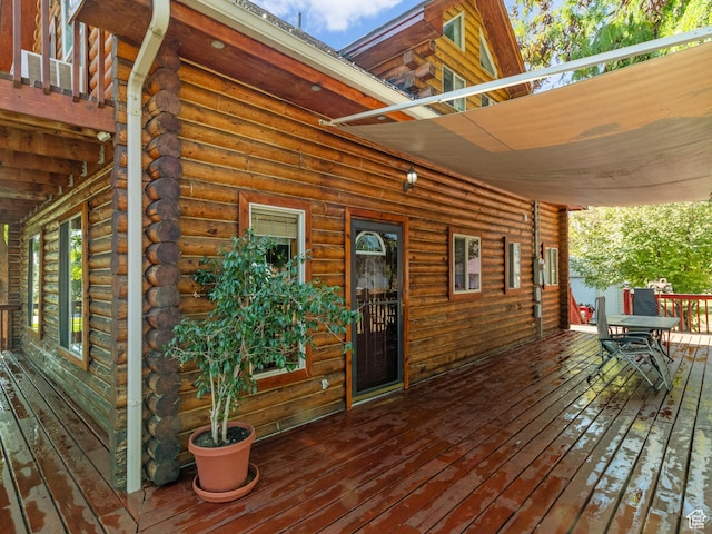 view of deck
