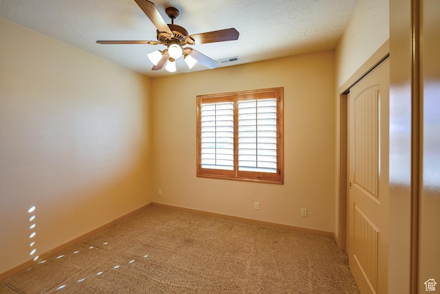 865 Seminole Way S, Washington, UT 84780 - unfurnished bedroom with carpet flooring, visible vents, a closet, and baseboards