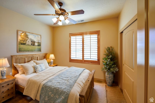 865 Seminole Way S, Washington, UT 84780 - bedroom featuring visible vents, baseboards, a ceiling fan, and a closet