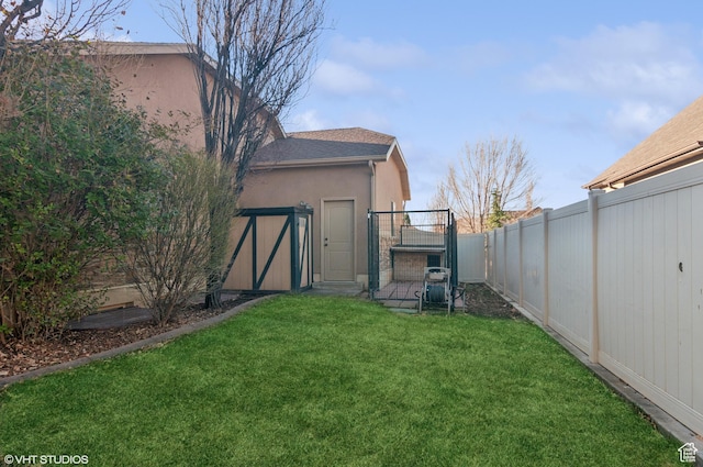 672 W 1900 S, Syracuse, UT 84075 - view of yard with a fenced backyard and a gate