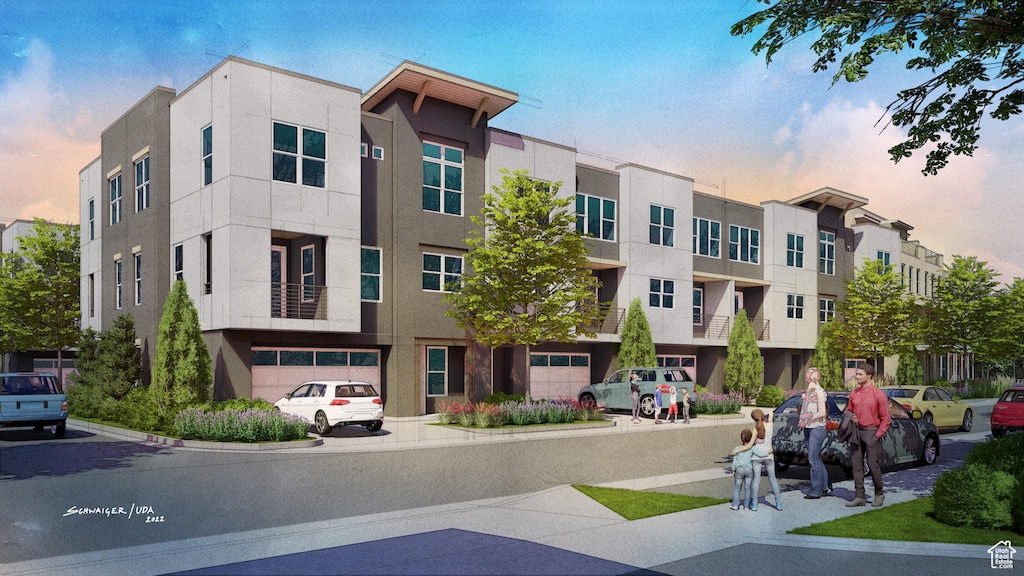 1485 W Burke Ln N Unit 102, Farmington, UT 84025 - view of outdoor building at dusk