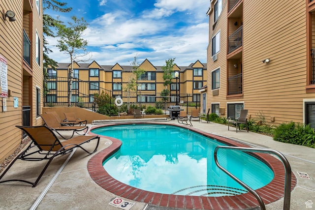 1940 Prospector Ave Unit 108, Park City, UT 84060 - view of swimming pool with a patio and area for grilling