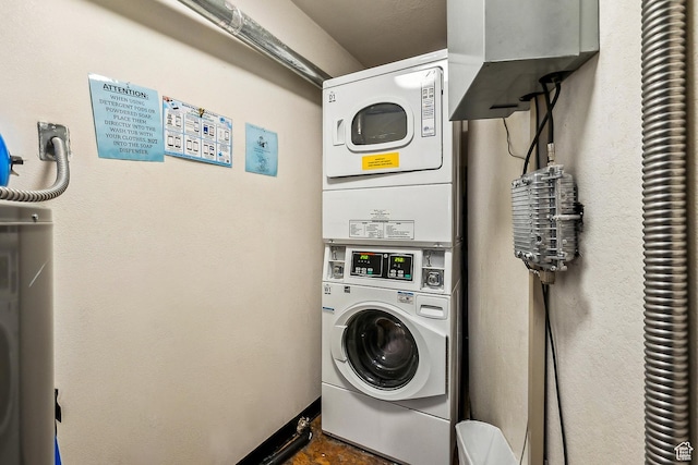 1940 Prospector Ave Unit 108, Park City, UT 84060 - washroom featuring stacked washer / drying machine