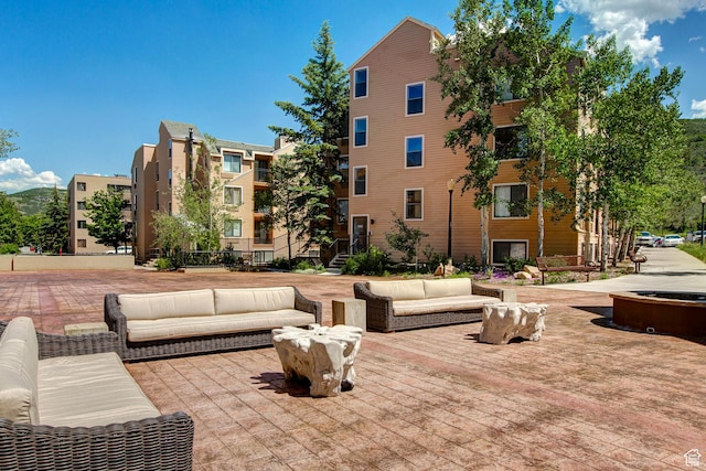 1940 Prospector Ave Unit 108, Park City, UT 84060 - view of community with outdoor lounge area and a patio area