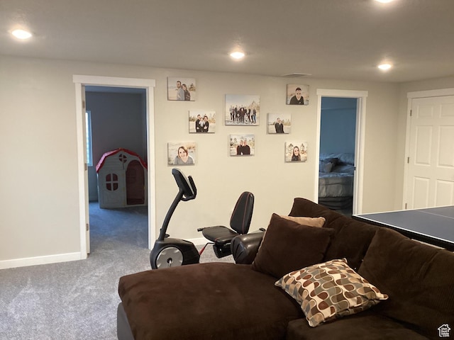 263 E Somerest Ln N, Stansbury Park, UT 84074 - living room featuring carpet floors