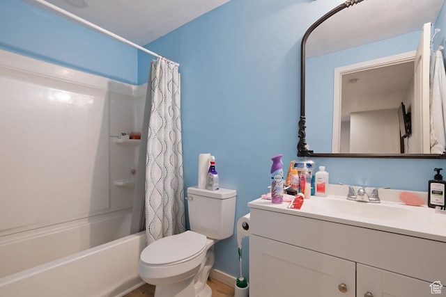 3788 W Soft Whisper Way, Herriman, UT 84096 - full bathroom featuring shower / bath combo, vanity, and toilet