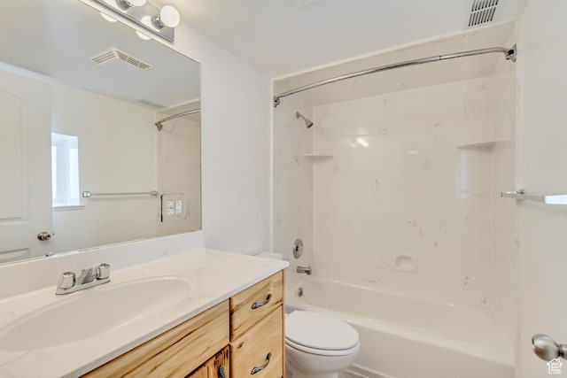 3780 W 5850 S, Roy, UT 84067 - full bathroom featuring shower / bath combination, vanity, and toilet