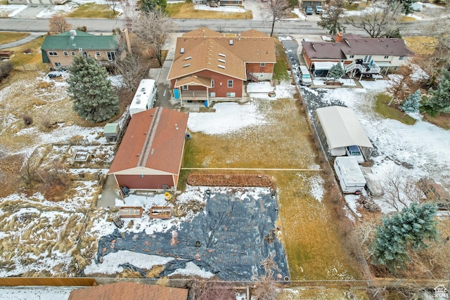 3780 W 5850 S, Roy, UT 84067 - view of snowy aerial view