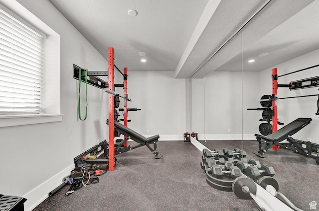 2673 S 4950 W, Taylor, UT 84401 - workout area featuring recessed lighting and baseboards