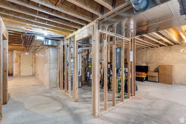 4142 N Fairfield Dr, Eagle Mountain, UT 84005 - unfinished below grade area with water heater