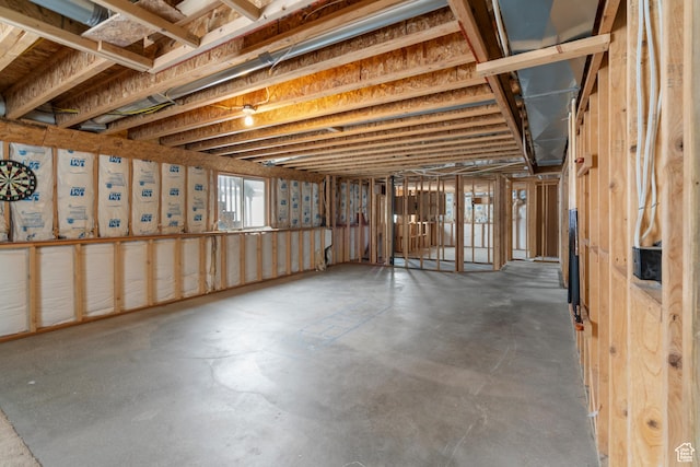 view of basement