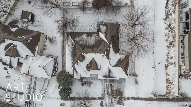 3013 W Alta Peak Rd, South Jordan, UT 84095 - view of snowy aerial view