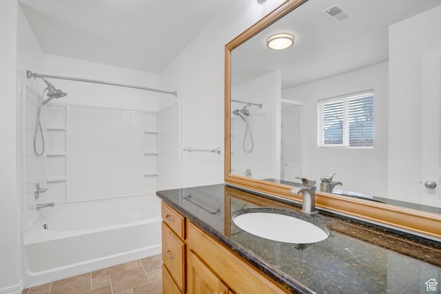 298 Beaumont Dr, Kaysville, UT 84037 - bathroom with vanity and shower / washtub combination