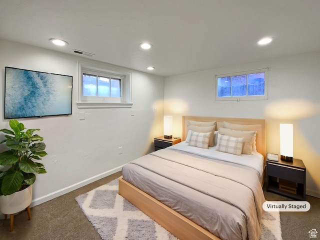 2943 S 400 W, Bountiful, UT 84010 - bedroom with recessed lighting, visible vents, and baseboards