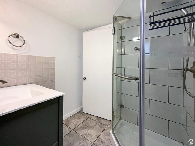 2943 S 400 W, Bountiful, UT 84010 - bathroom featuring a shower stall and vanity