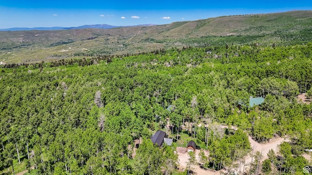 11249 E Columbine Ln Unit 1607, Heber City, UT 84032 - drone / aerial view of a forest and mountains