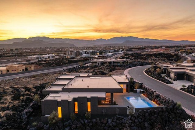 2655 W Shoshoni Trl, St George, UT 84770 - drone / aerial view with a mountain view