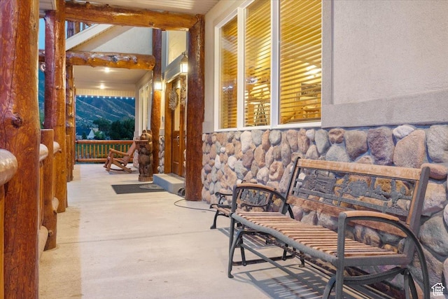 view of patio