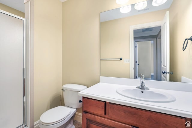 1429 E Chateau Ridge Way S, Sandy, UT 84092 - bathroom featuring toilet, a shower stall, and vanity