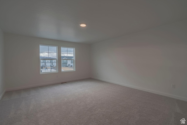 1644 N 800 W, Salem, UT 84653 - empty room with baseboards, light colored carpet, and recessed lighting