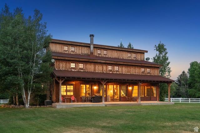 703 River Rd, Midway, UT 84049 - rear view of house with a patio area