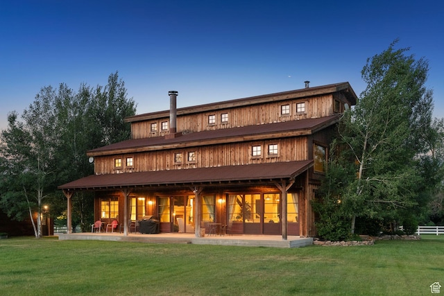 703 River Rd, Midway, UT 84049 - back of house with a yard and a patio