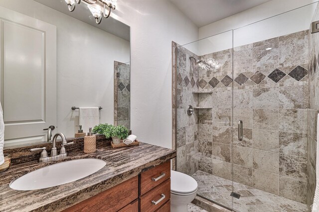 38 S 1840 W, St George, UT 84770 - full bathroom with a stall shower, vanity, and toilet