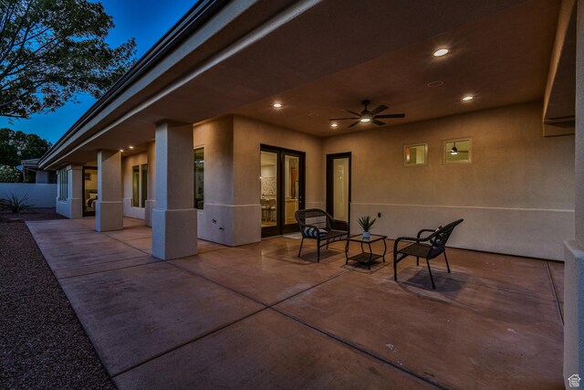 38 S 1840 W, St George, UT 84770 - view of patio / terrace featuring a ceiling fan