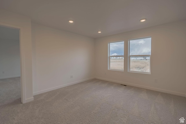 1656 N 800 W, Salem, UT 84653 - empty room with carpet, baseboards, and recessed lighting