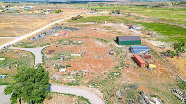 bird's eye view featuring a rural view