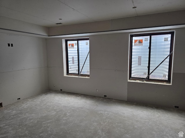 1419 E Heights Way, Fruit Heights, UT 84037 - spare room featuring concrete floors