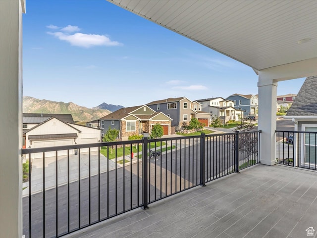 14678 S Silver Blossom Way E, Draper, UT 84020 - balcony with a residential view and a mountain view