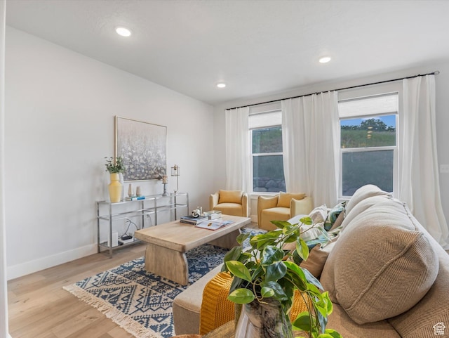 14678 S Silver Blossom Way E, Draper, UT 84020 - living room featuring recessed lighting and wood finished floors