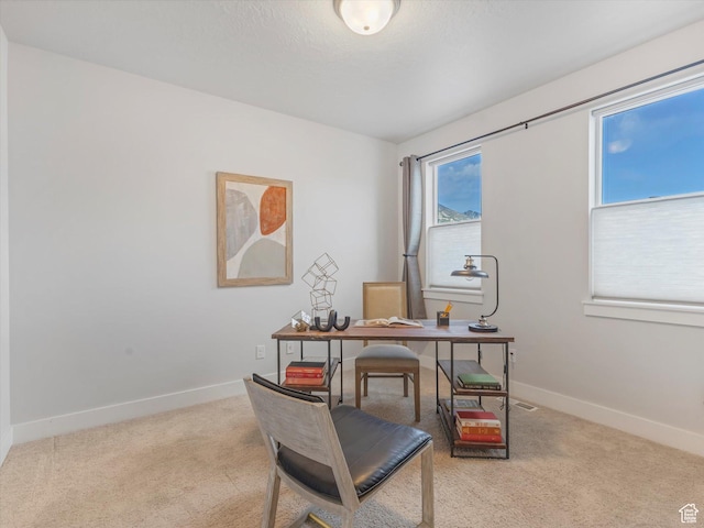 14678 S Silver Blossom Way E, Draper, UT 84020 - home office featuring carpet and baseboards
