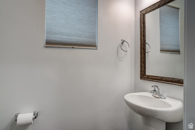 bathroom with a sink