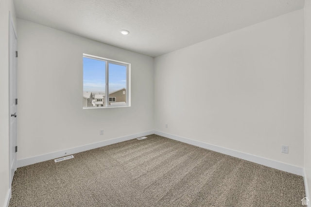 7181 Woods Rose Dr, Park City, UT 84098 - unfurnished room featuring carpet flooring, baseboards, recessed lighting, and a textured ceiling