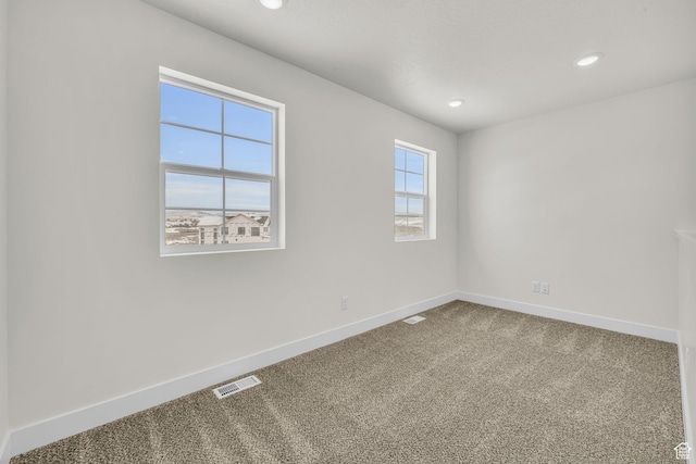 7181 Woods Rose Dr, Park City, UT 84098 - carpeted spare room with baseboards and recessed lighting