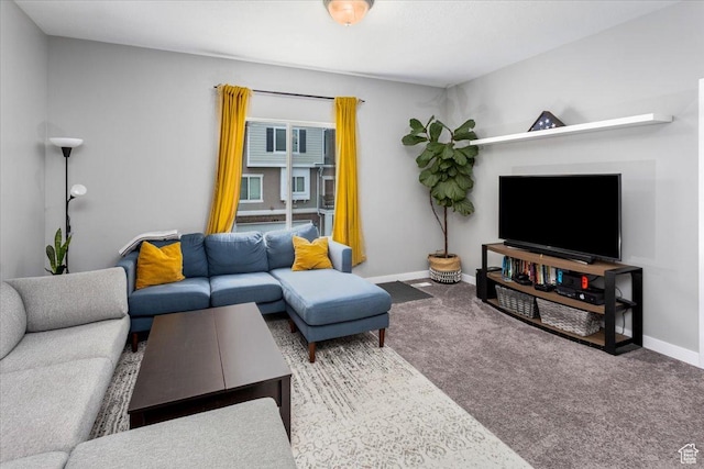 5402 W Mammoth Peak Pl, Herriman, UT 84096 - carpeted living room featuring baseboards