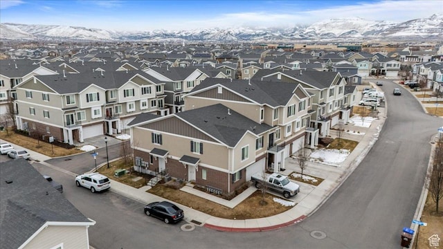5402 W Mammoth Peak Pl, Herriman, UT 84096 - aerial perspective of suburban area featuring mountains