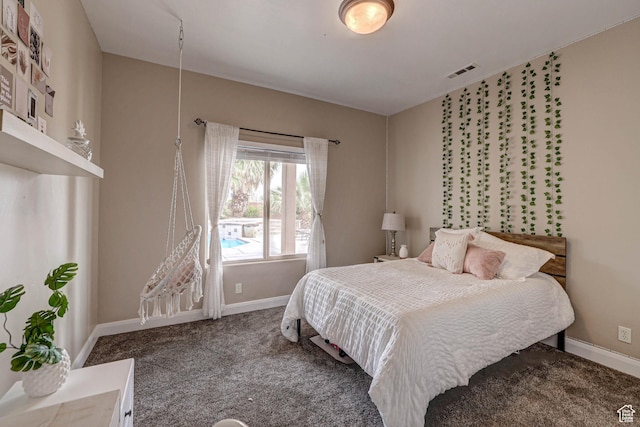 1163 W Sunrise Cir, Washington, UT 84780 - carpeted bedroom featuring baseboards and visible vents