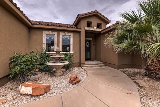 1163 W Sunrise Cir, Washington, UT 84780 - entrance to property with french doors and stucco siding