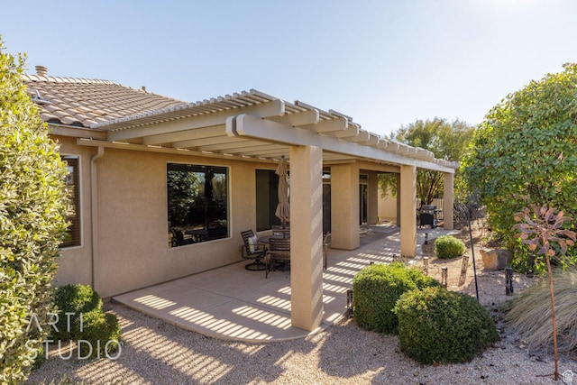 1109 N Ventana Dr, Washington, UT 84780 - view of patio / terrace featuring a pergola