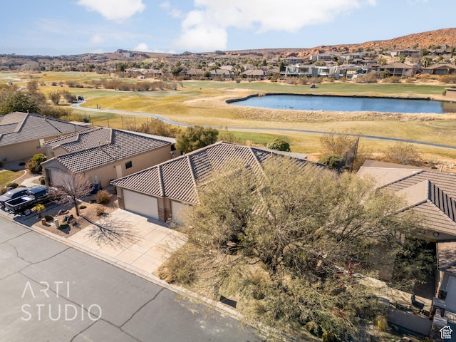 1109 N Ventana Dr, Washington, UT 84780 - bird's eye view featuring a water view