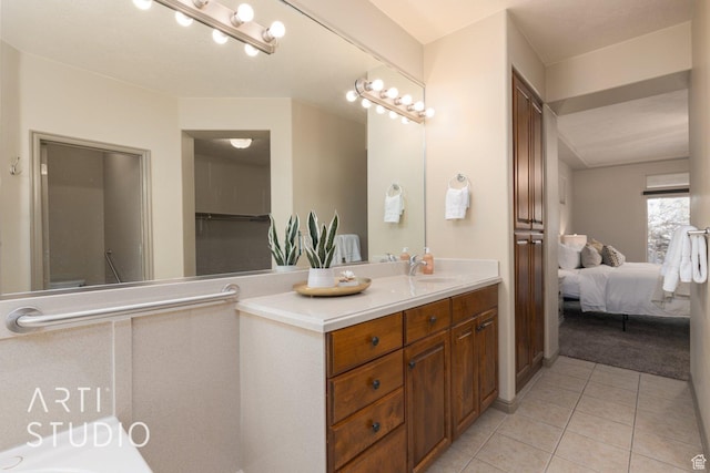 1109 N Ventana Dr, Washington, UT 84780 - full bathroom featuring ensuite bathroom, a closet, vanity, and tile patterned floors