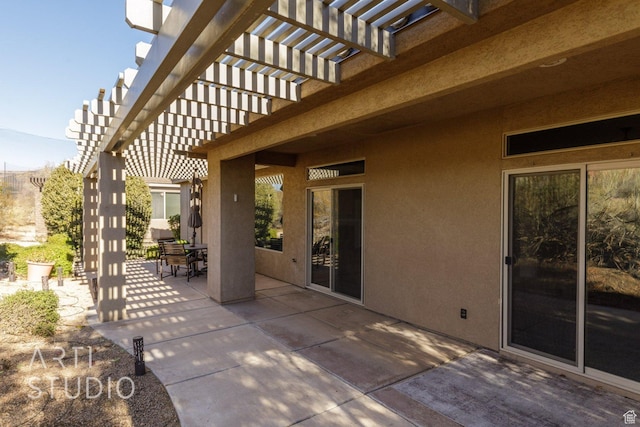 1109 N Ventana Dr, Washington, UT 84780 - view of patio / terrace featuring outdoor dining space and a pergola