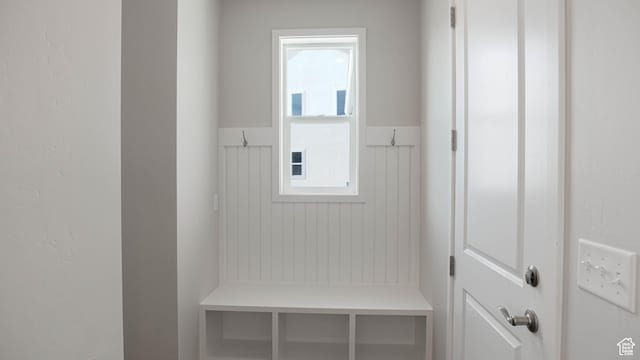 view of mudroom