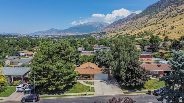 1417 E 700 S, Provo, UT 84606 - drone / aerial view with a residential view and a mountain view